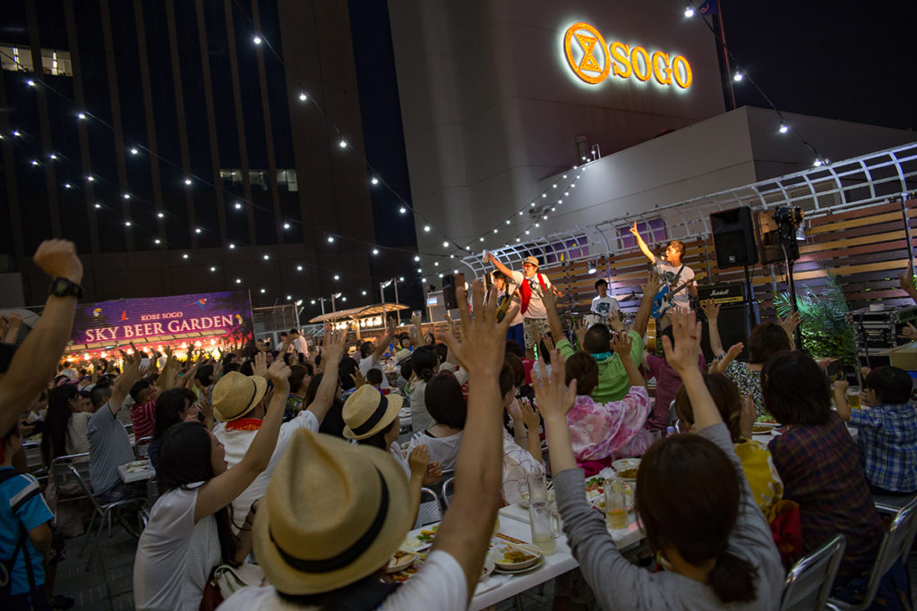 2015/08/02 ワタナベフラワー 神戸そごうスカイビアガーデン